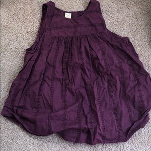 A red purple shirt